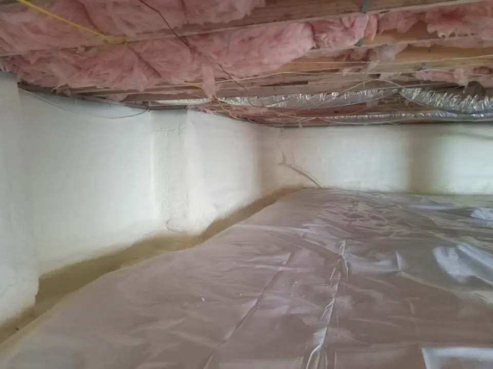 Crawl space encapsulation with closed-cell spray foam for Roof Maintenance in Genesee